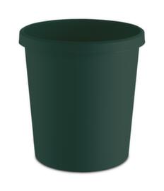 helit Corbeille à papier the green the green german en plastique recyclé, 18 l, vert