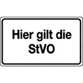 Panneau de stationnement SafetyMarking® "StVO s'applique ici