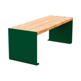 Banc Kube avec piètement à panneaux