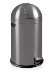 Poubelle antifeu EKO Kickcan, 33 l, gris