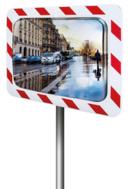 PROCITY Miroir routier résistant aux intempéries, hauteur x largeur 600 x 750 mm