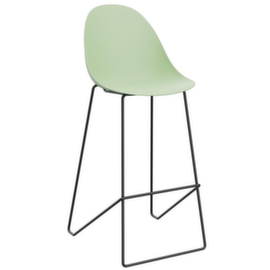 Paperflow Tabouret de bar moderne Void, assise vert