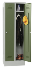 PAVOY Armoire vestiaire Basis avec 2 compartiments, largeur de compartiment 300 mm