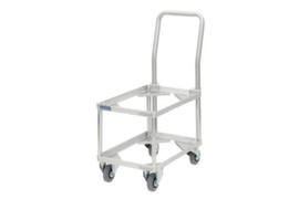 Gmöhling châssis roulant G®-DOLLY C 913 / 4 pour bac de transport et caisse de transport en aluminium