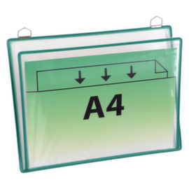 tarifold Tableau d'accrochage pour le stockage  tview, DIN A4, cadre avec œillets métalliques