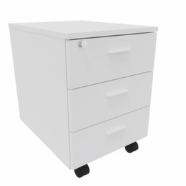 Quadrifoglio Caisson mobile T45 avec 3 tiroirs, 3 tiroir(s), blanc/blanc