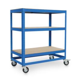 UDOB&Auml;R Chariot &agrave; &eacute;tag&egrave;res, force 150 kg, 3 plateaux