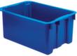 Bac gerbable emboîtable, bleu, capacité 60 l