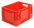 Bacs industriels gerbables, rouge, capacité 25 l