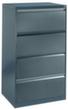 C+P Armoire pour fiches, 1 rangée, RAL7021 gris noir/RAL7021 gris noir