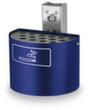 Cendrier pour fixation murale ou sur montants, bleu cobalt