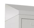 PAVOY Armoire vestiaire Basis gris clair avec 2 compartiments  S