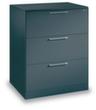 C+P Armoire pour dossiers suspendus Asisto, 2 extensions, RAL7021 gris noir/RAL7021 gris noir