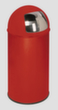 VAR Poubelle « Push », 50 l, RAL3000 rouge vif