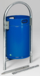 VAR Piètement tubulaire RB 005 pour l'extérieur, 60 l, RAL5010 bleu gentiane