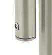 Colonne de cendrier double en aluminium avec toit  S