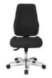 Topstar Siège de bureau pivotant Point 91 avec assise galbée, noir