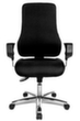 Topstar Siège de bureau pivotant Sitness 55 avec articulation Body-Balance-Tec®, noir