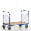 Rollcart Wagon à double front en treillis, force 500 kg, plateau longueur x largeur 1000 x 600 mm