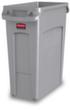 Rubbermaid Collecteur de recyclage Slim Jim® avec conduits d'air, 60 l, gris