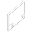 Cloison de table insonorisante RQ60 Screen / S41, hauteur x largeur 480 x 600 mm