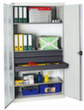 stumpf Armoire d'atelier Serie 3000 avec 3 tablettes de rétention + 3 tiroirs, largeur 1000 mm