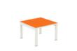 Paperflow Guéridon easyDesk, hauteur x largeur x profondeur 400 x 600 x 600 mm, panneau orange