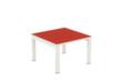 Paperflow Guéridon easyDesk, hauteur x largeur x profondeur 400 x 600 x 600 mm, panneau rouge