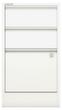 Bisley Armoire pour dossiers suspendus Home Filer, 1 extensions, blanc signalisation/blanc signalisation