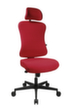 Topstar Siège de bureau pivotant Art Comfort avec appui-tête, rouge