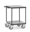 fetra Chariot à plateaux GREY EDITION 600x600 mm, force 500 kg, 2 plateaux