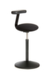 ROVO-CHAIR Tabouret haut Solo, assise noir