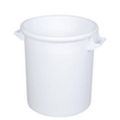 Cuve ronde lavable au lave-vaisselle, blanc, 50 l, rond