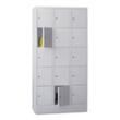 PAVOY Vestiaire multicases Basis gris clair avec max. 8 compartiments