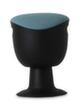 Lotz Tabouret hautement flexible, assise turquoise