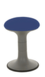 Lotz Tabouret avec effet oscillatoire, assise bleu royal