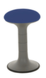 Lotz Tabouret avec effet oscillatoire, assise bleu royal