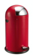 Poubelle antifeu EKO Kickcan, 40 l, rouge