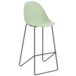 Paperflow Tabouret de bar moderne Void, assise vert