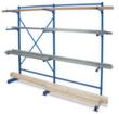 Rayonnage cantilever avec 4 niveaux de stockage