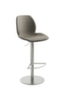 Mayer Sitzmöbel Tabouret de bar réglable en hauteur myMARCO, assise gris coquillage chiné