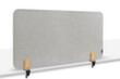 Legamaster Cloison de table insonorisante ELEMENTS, hauteur x largeur 600 x 1200 mm, paroi gris