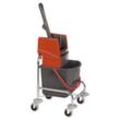 Vermop Chariot de lavage humide Mistral MISTRAL avec presse à balais, 1x17 l seau en rouge