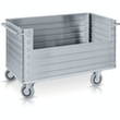 ZARGES Chariot conteneur W 172 en aluminium, plateau 1500 x 900 mm, capacité 945 l