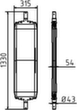 Schake Beacon, hauteur x largeur 1330 x 315 mm  S