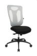 Topstar Siège de bureau pivotant Net Pro 100 avec mécanisme synchrone ponctuel, Dossier maille, noir