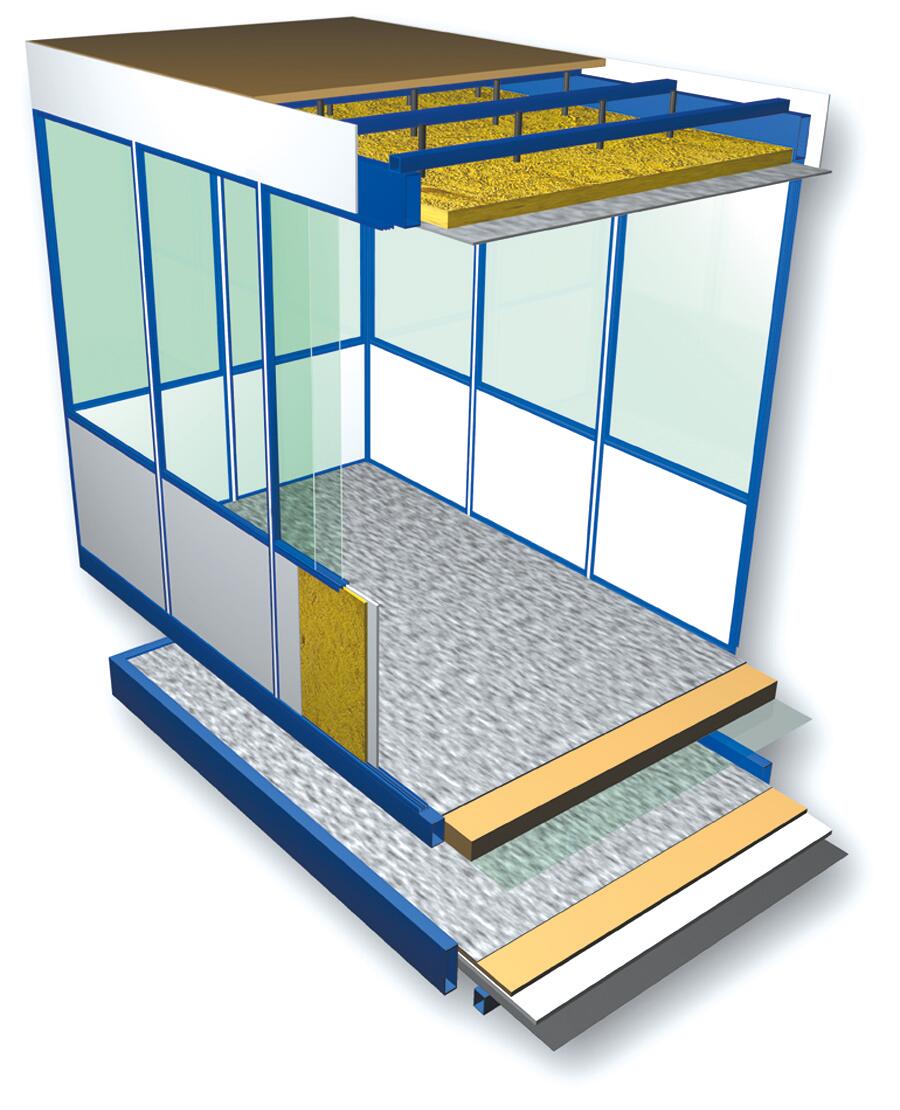 MDS Raumsysteme Cabine d'atelier  ZOOM