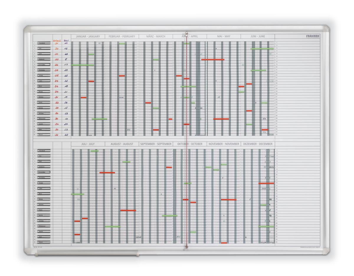 Franken Planning annuel kit d'accessoires incl., hauteur x largeur 900 x 1200 mm  ZOOM