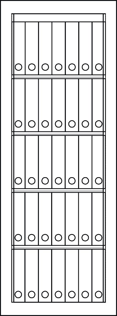 Format Tresorbau Armoire haute sécurité de bureau  ZOOM