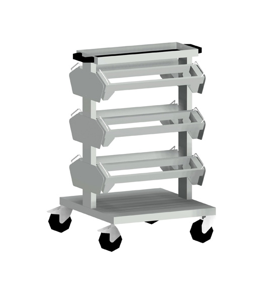 bott Rack de transport CNC avec 6 porte-outils  ZOOM